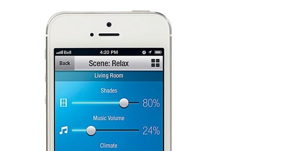 mobile shades controller app